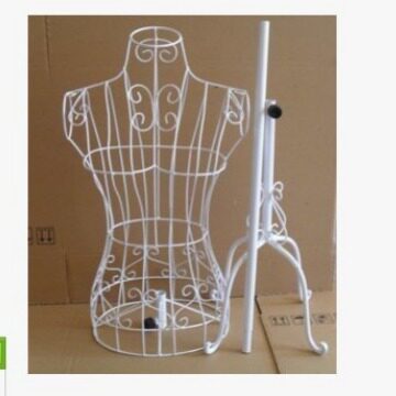服装展示道具 铁艺模特女 四脚白色 拍攝服装