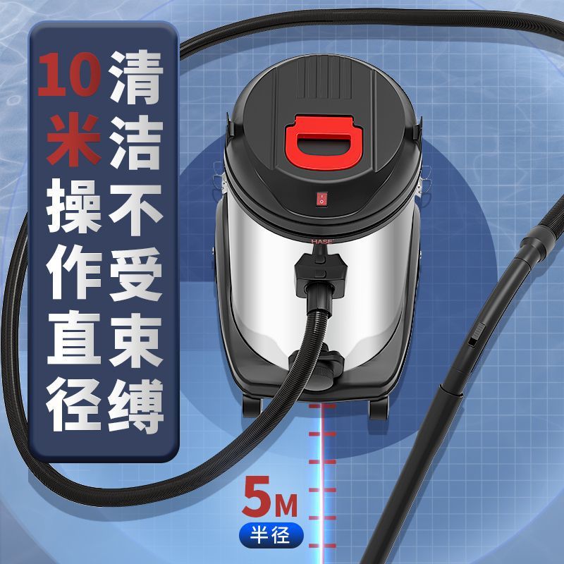 HASE鱼池底部吸污机清洁鱼塘吸鱼便树叶水下吸尘器游泳池淤泥专用