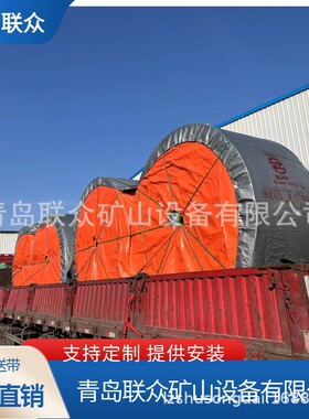 联众供应煤矿用阻燃输送带 PVC阻燃输送带 PVG阻燃