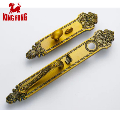 G12223AR 欧式别墅门执手锁室内门锁房门锁双开实木门锁