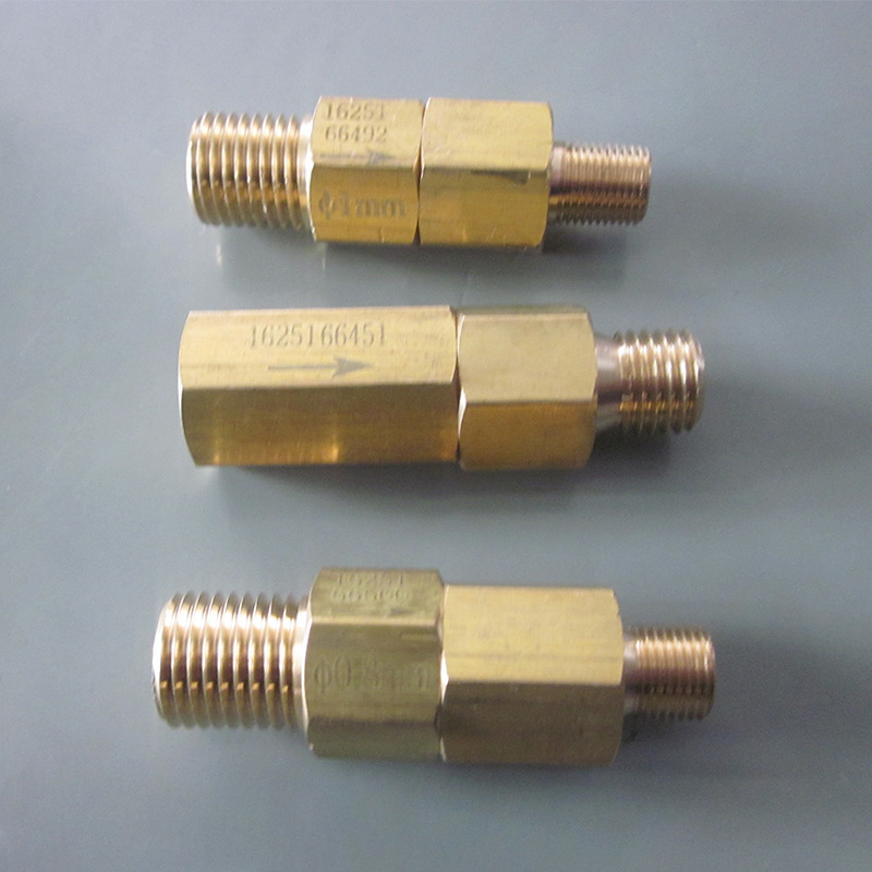 博莱特回油单向阀止回阀复盛开山博莱特螺杆空压机透明单向阀1分