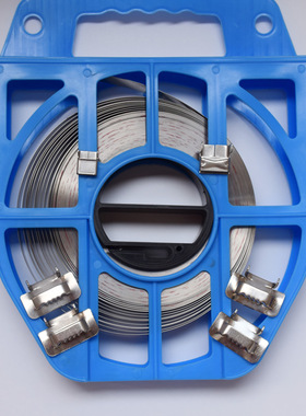 304不锈钢打包带盘带管箍带扎带0.76*19*50规格全量大价优