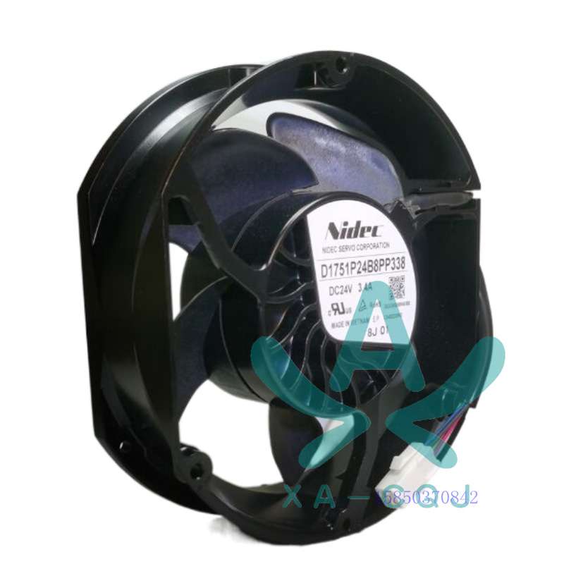 全新NIDEC D1751P24B8PP340 P338 24V ABB880 580变频器风扇3.4A