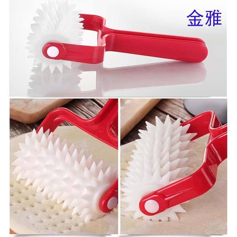 面包面皮排气滚刀披萨打孔滚针刀饼干扎孔烘焙切面刀