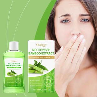 Cleaning Mouthwash Teeth Gums Care Fresh Bamboo Breath