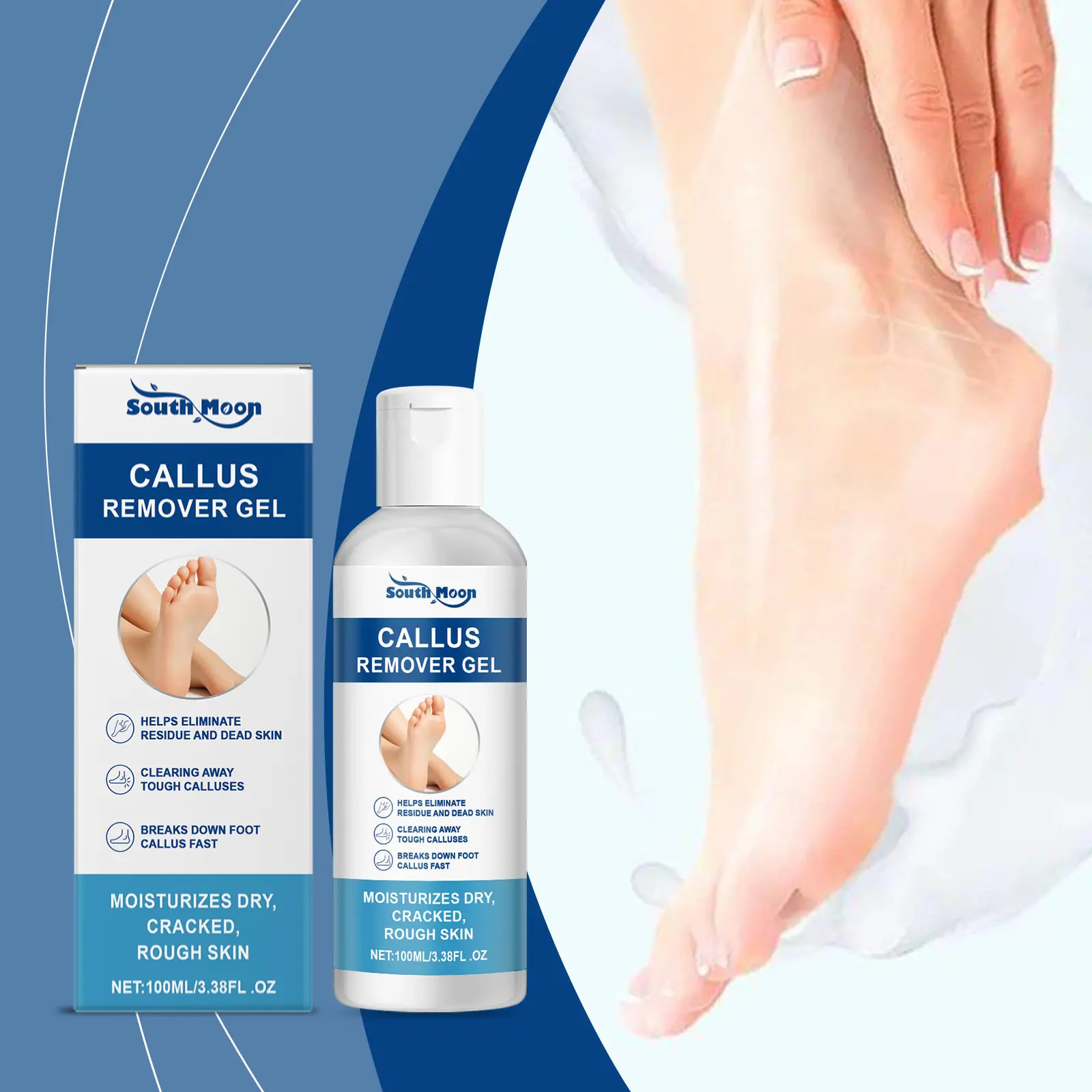 Foot Care Gel Gentle Application Dry Nourishing Care Foot Sk