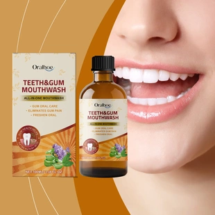 Mouthwash Gentle Herbal Ingredients Cleaning Teeth