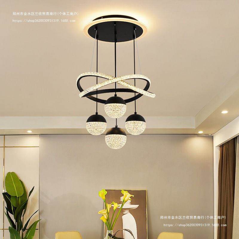 餐厅吊灯饭厅灯2024新款厨房灯创意吧台灯楼梯灯卧室房间灯过道灯