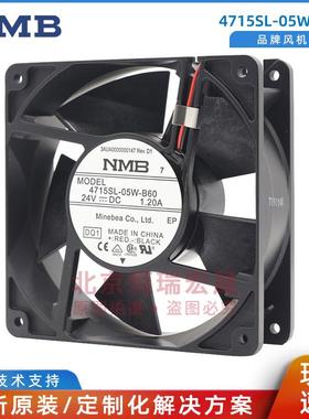 4715SL-05W-B60 NMB-MAT美蓓亚风机 24V 1.2A