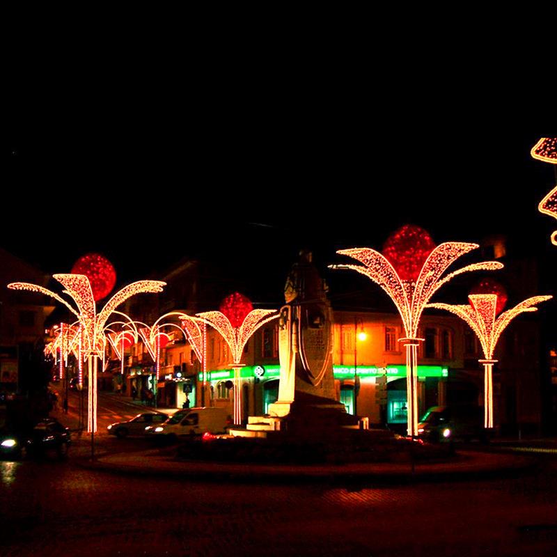 源头厂家制作LED蒲公英 发光蝴蝶动物灯 户外水晶造型树景观灯