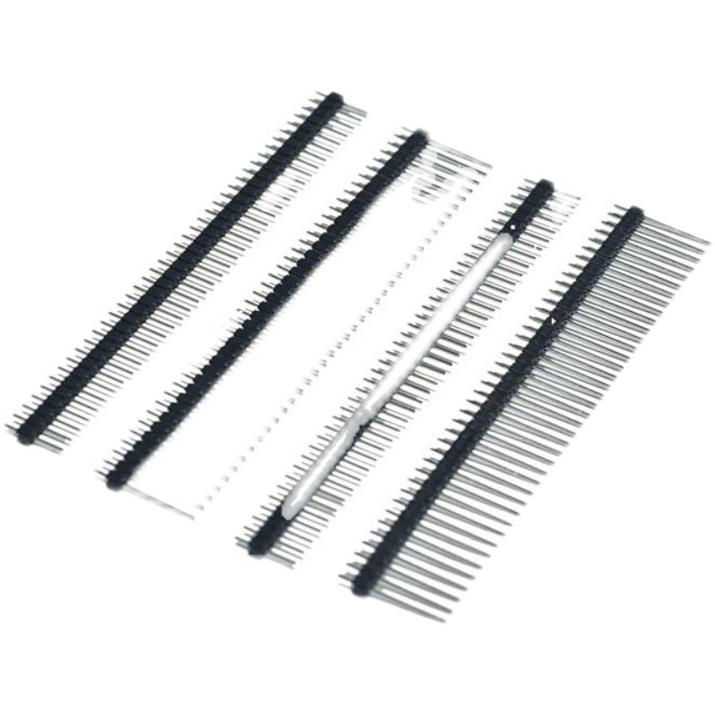 2.54mm间距单排双排针1*40P针长13/15/17/19/21/23/25mm插针2*40P