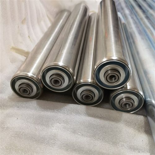 厂家内牙无动力滚筒传输送带内丝滚轴 流水线不锈钢托辊 镀锌辊筒