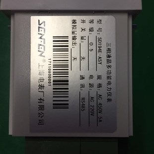 上海电表厂三相多功能电力仪表SD194E-ASY RS485