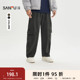 男士 分割结构弯刀休闲裤 街潮宽松工装 三福2025冬季 裤 513344