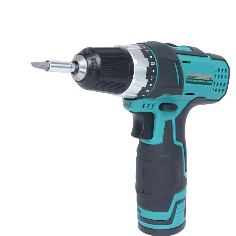 中国台湾宝工PT-1206G电动工具组电钻12V电工专用电批/2档电钻