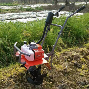 家用耕地机开沟机自走式小型微耕机硬地开荒松土机大马力旋耕机