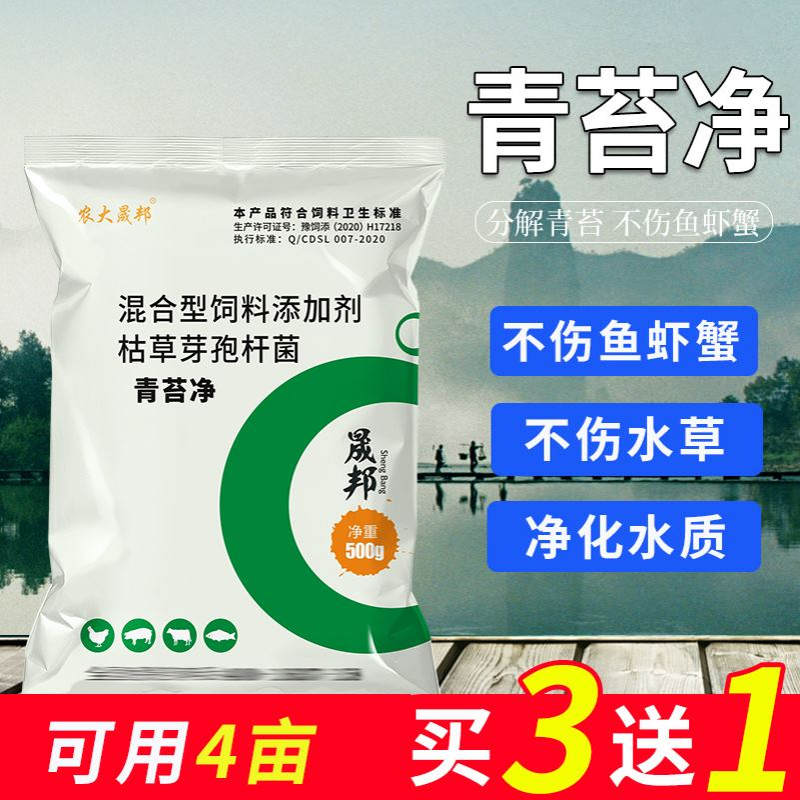 青苔去除剂除藻护草青苔净虾蟹鱼池塘水产养殖青苔克星速杀分解素