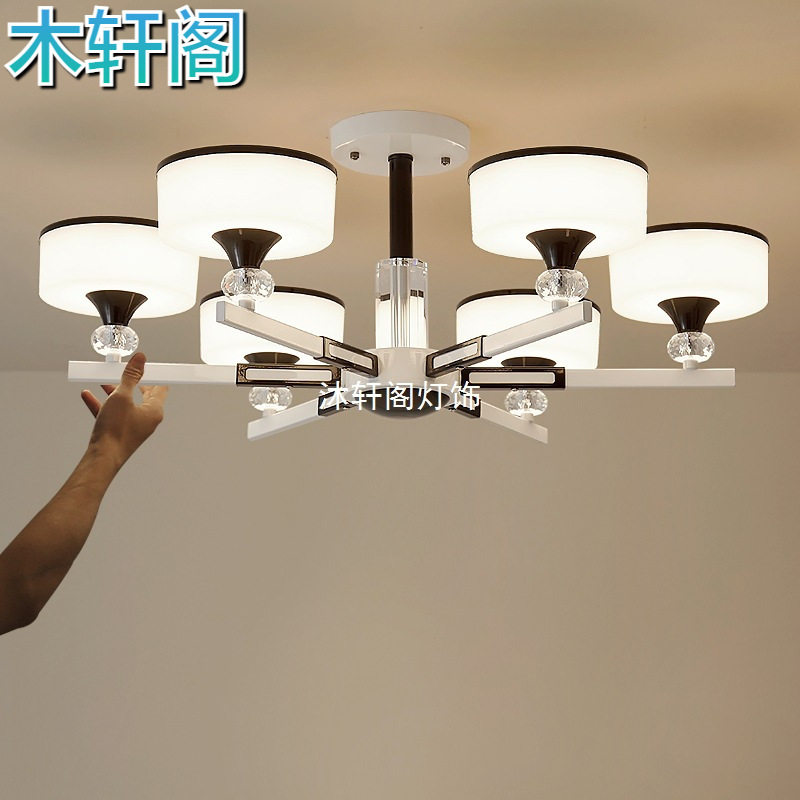 客厅灯现代简约家用大气大厅吊灯led创意个性轻奢餐厅主卧室灯具