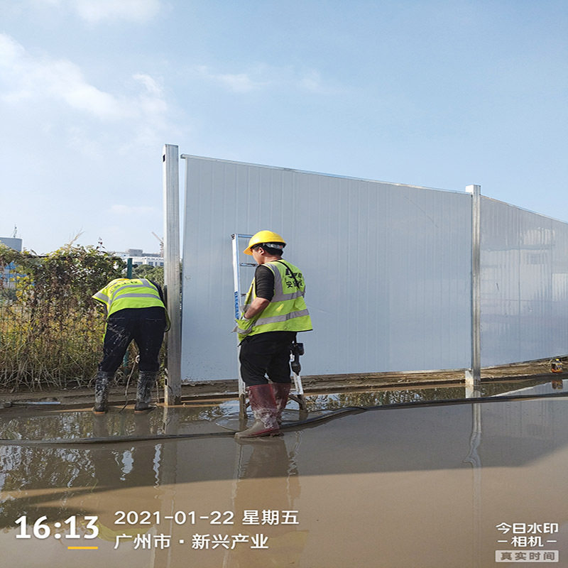 建筑施工围挡、钢构围栏组装式围挡 可拆卸隔离围挡围板 围蔽板