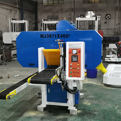 木工带锯机 卧式带锯方木自动开薄片机 MJ3971卧式款往复式开料机