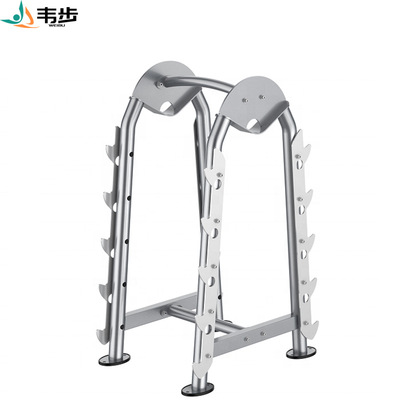 韦步XS-7118商用杠铃架健身房固定杠铃放置架双边10根杠铃放置架