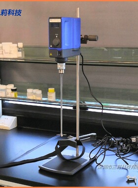 欧洲之星Eurostar 20顶置式电子搅拌德国 IKA数显高速悬臂搅拌机