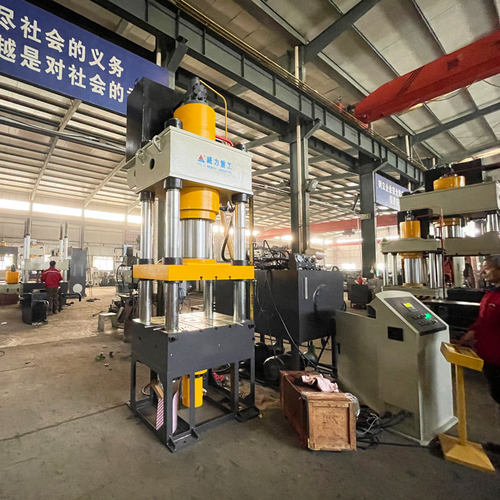 三梁四柱金属粉末成型液压机 硬质铝合金粉末压块机定制