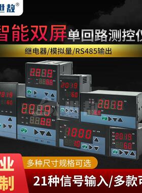 智能显示仪表温度数显报警RS485通讯可调温控器继电器开关SA/A-A0