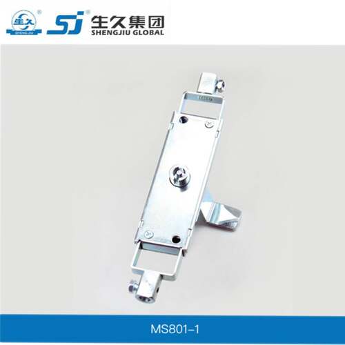 生久柜锁MS801-1GGD柜门锁 GGD电柜门天地连杆门锁 S形一字锁芯