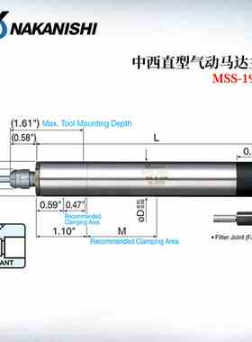 日本NSK中西NAKANISHI高马达主轴MSS-1902R 1908R 1930R 2002R/A