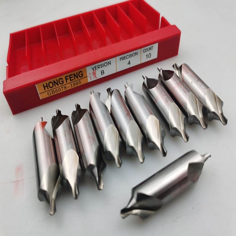 宏峰HONGFENG 全磨制中心钻B型 173高速钢b型带保护锥B2B3B4B5B6
