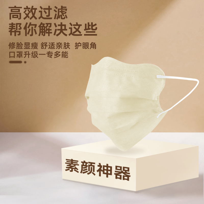 獨立包裝護眼角蝶形口罩