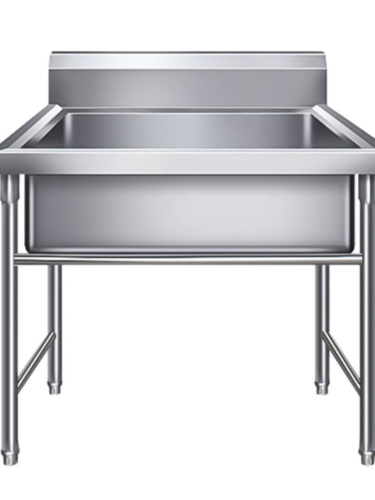 库单槽水池 304不锈钢水池厨房商用201洗菜盆洗脸水槽 单眼水池厂