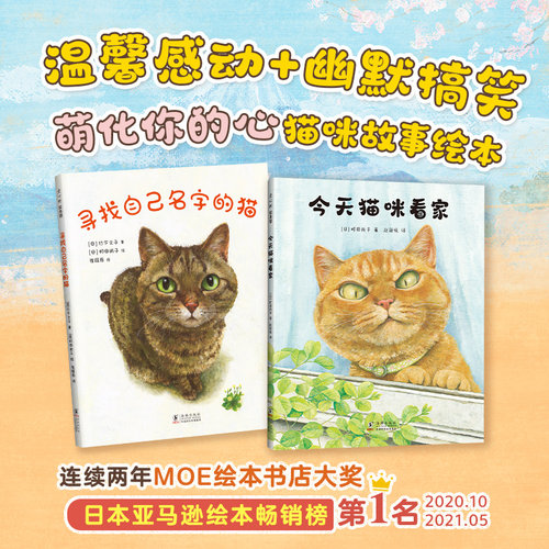 萌化你的心绘本系列：今天猫咪看家寻找自己名字的猫温馨疗愈想象力宠物故事亲情爱归属感自我认同疗愈儿童读物童书绘本图画书