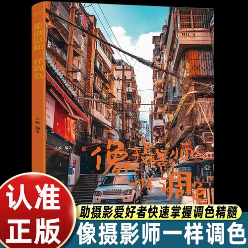 像摄影师一样调色 大疯 摄影后期调色指南 美学养成到后期技术养成 静物美食生活扫街不同影调的实战演练 摄影参考书