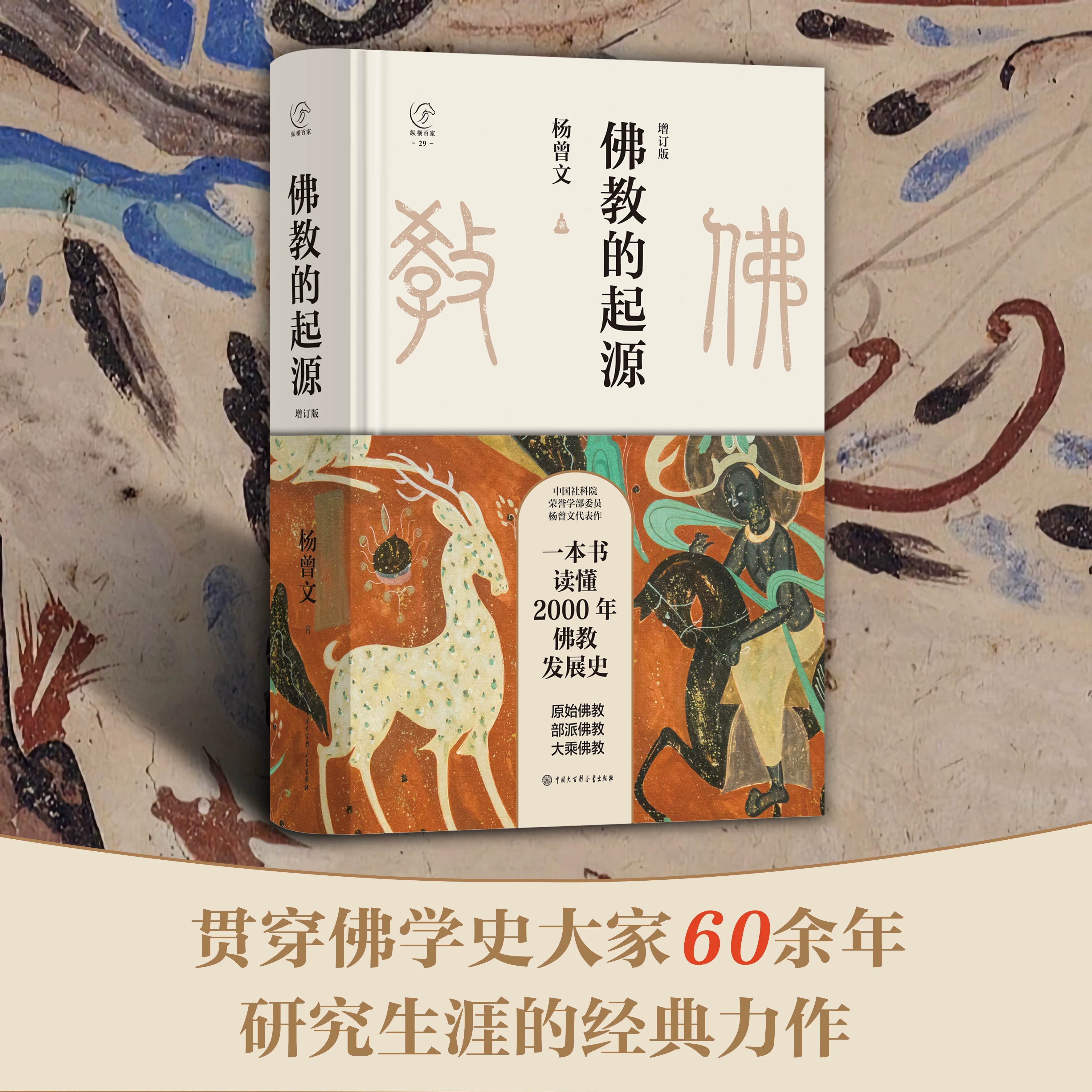 佛教的起源（增订版）杨曾文著 一本书读懂2000年佛教发展史 古印度婆罗门教释迦牟尼佛 中阿含经佛教史启蒙著作