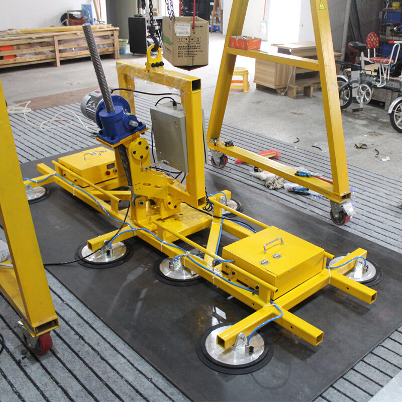 真空吸盘吊机工业玻璃幕墙吊具旋转翻转电动大型搬运机械手吸力