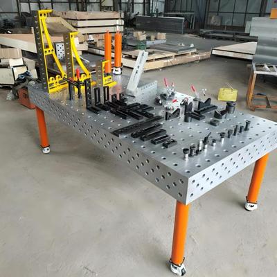 三维柔性平板焊接渗氮研磨机器自动化工装夹具多孔组合装配工作台