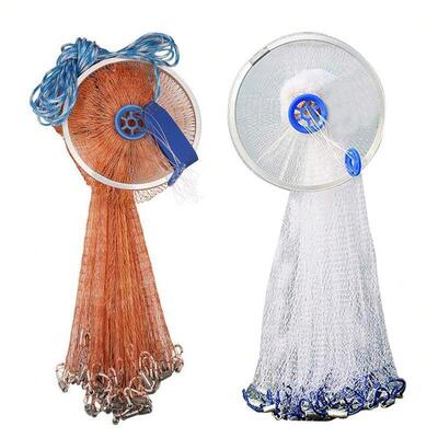 68101216FeetSaltwaterFishingCastNetEasyThrow