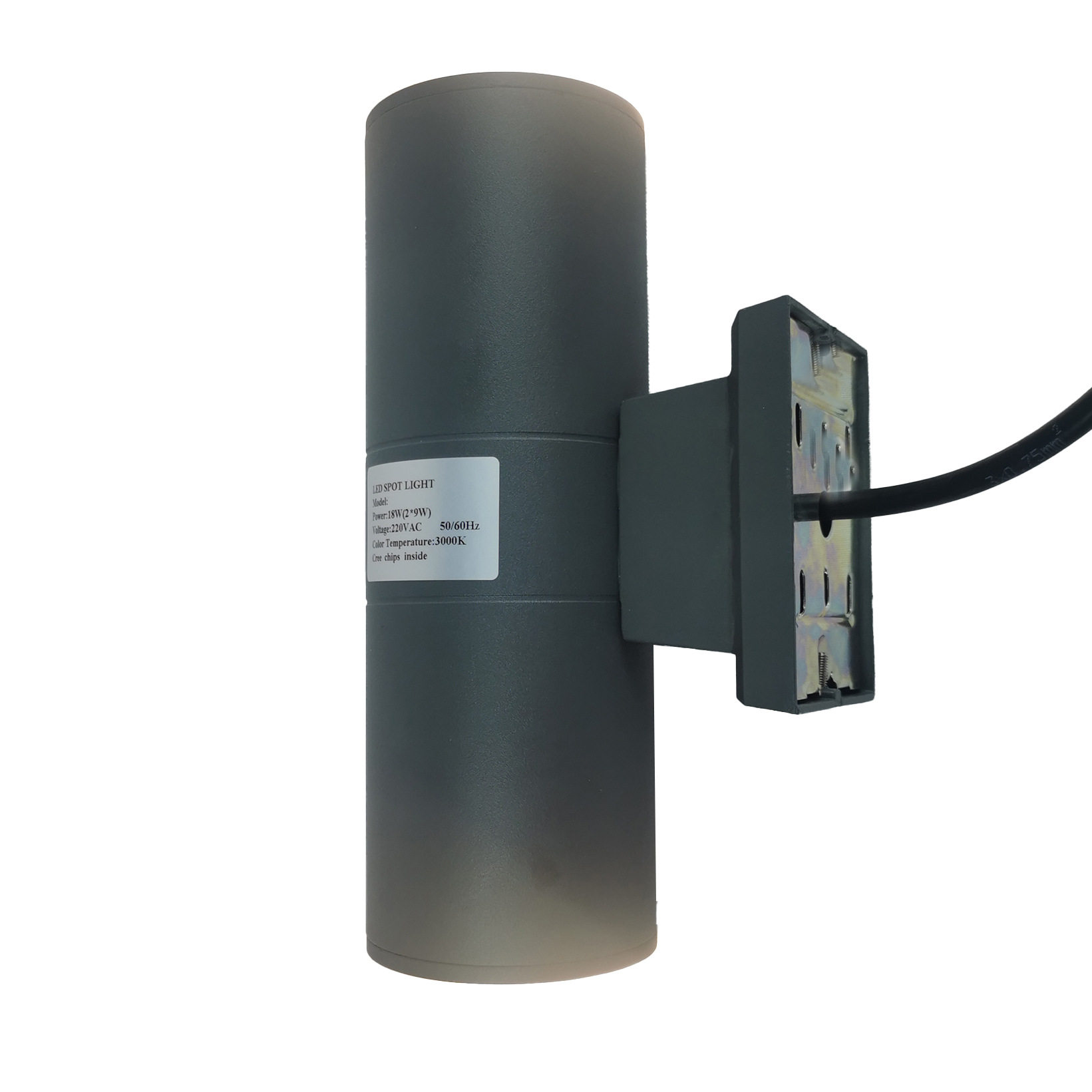 厂家直销单头2*3W2*6W2*9W2*12W2*18W2*24W户外防水壁灯