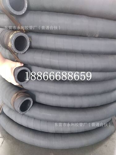 输送水 油 高温蒸汽专用橡胶管DN20 25 32 38 51黑色夹布胶管