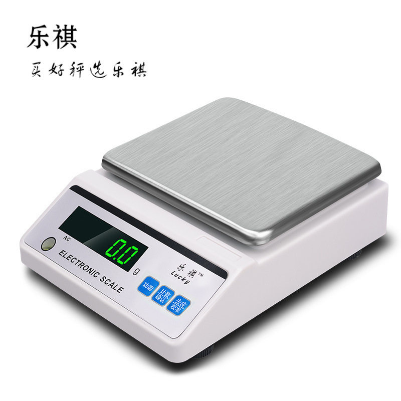 乐祺计重分析工业天平 0.01g 称重 3kg 5kg电子称 0.1g可充电直销