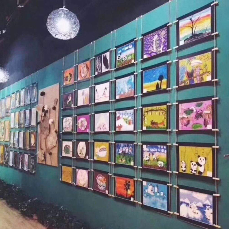 美术作品裱画框 厚硬卡纸相框儿童画卡纸画框批发裱8开4KA4照片墙