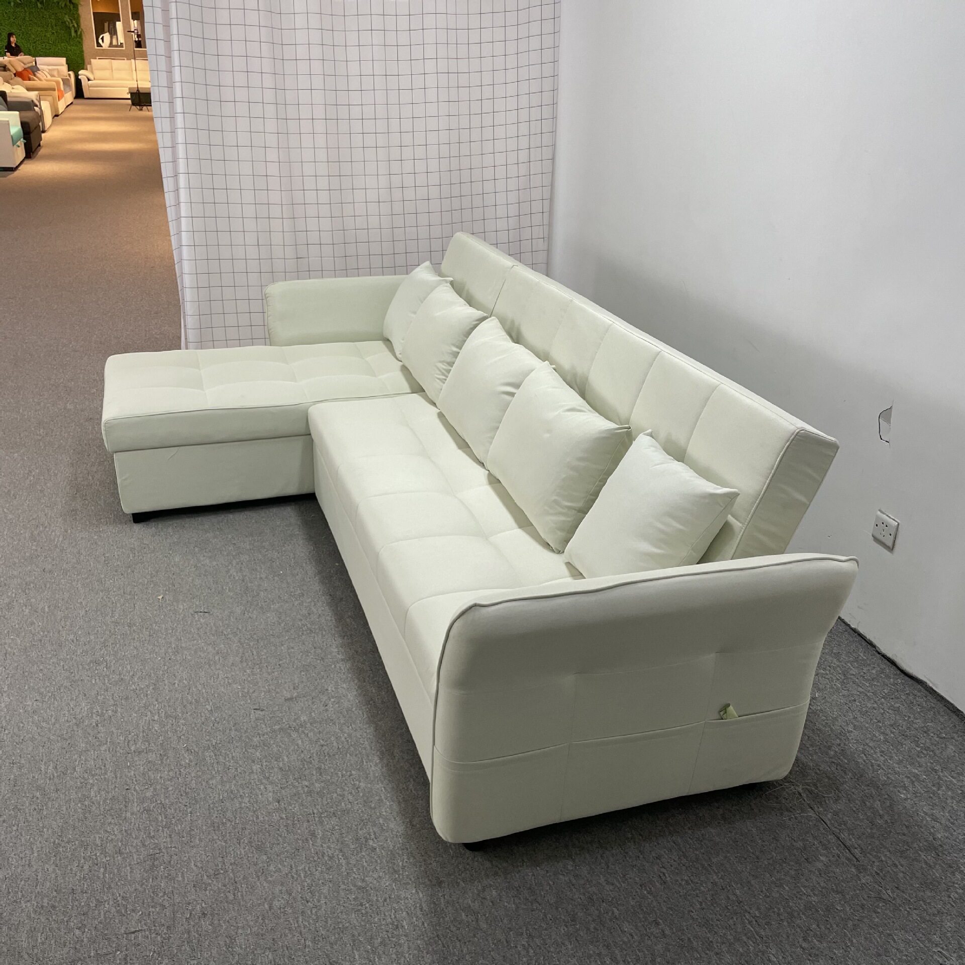 推拉折叠两用中小户型客厅公寓布艺组合可拆洗储物多功能沙发床