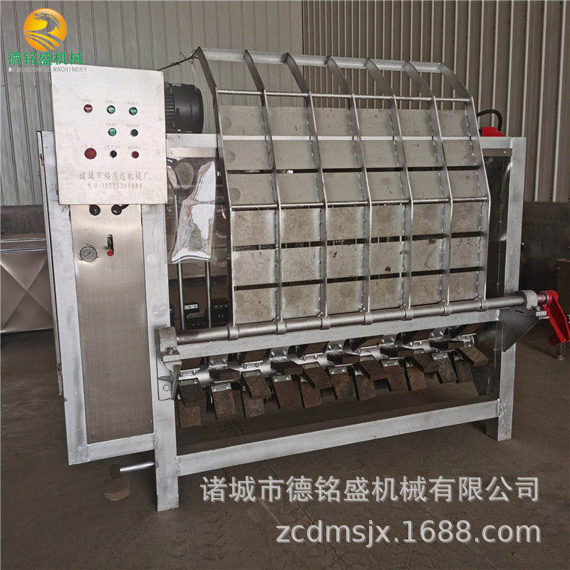 加热棒的整猪烫池 液压式180型整猪打毛机 脱猪毛机械