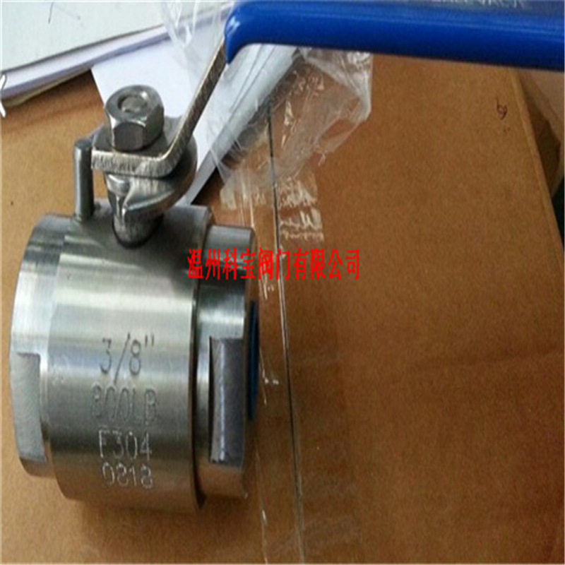 Q11F-160P/R F304 高压锻钢内螺纹球阀/二段式/4分/6分/1寸