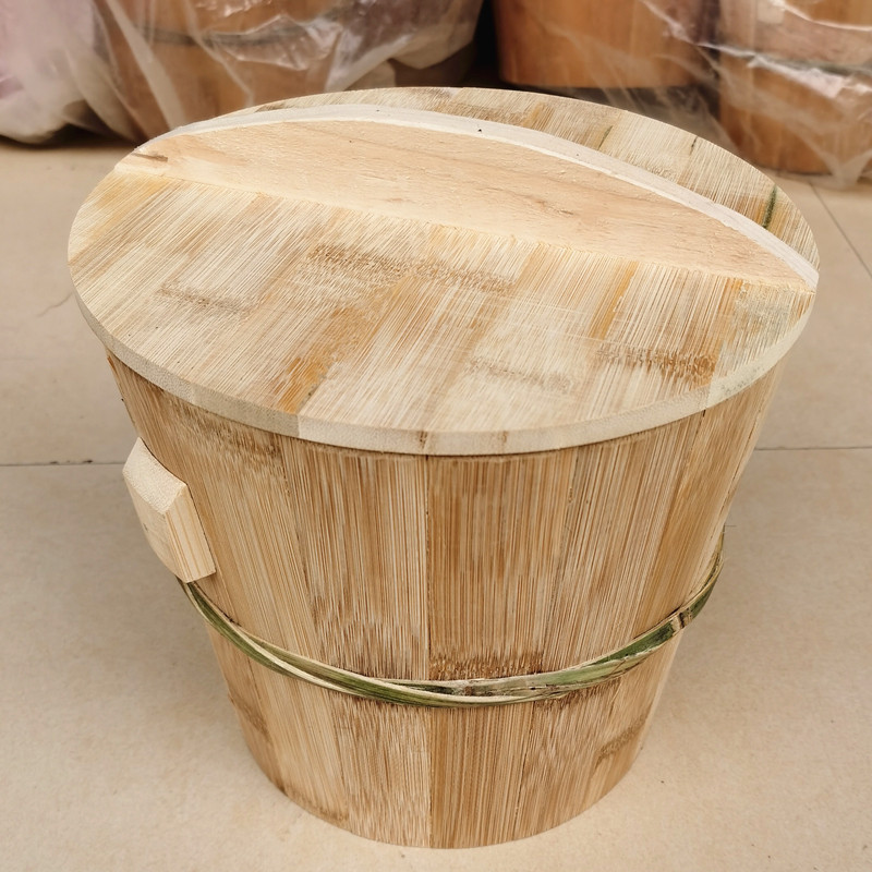 新品蒸饭竹桶竹甑子家用竹蒸笼蒸饭器非木桶四川竹子竹制品无胶水