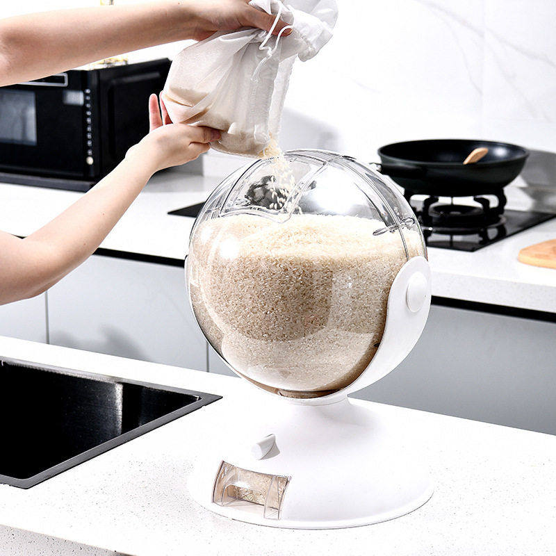 球形米桶杂粮收纳桶防虫防潮密封宠物储粮颜值厨房收纳密封,厨房/烹饪用具,米桶/米缸,淘宝优惠券,粉丝福利购,淘宝优惠卷