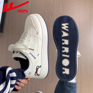 回力原创kt猫小白鞋女2026新款运动鞋初中生板鞋冬季加绒棉鞋