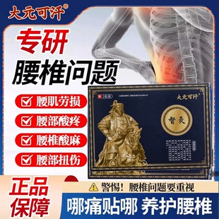 大元可汗督灸腰椎疼腰肌劳损膏贴腰椎间盘突出骨质增生镇痛贴正品